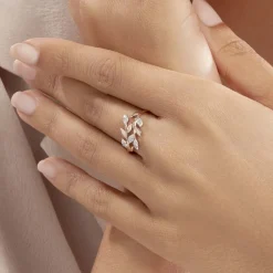 Histoire d'Or Bague Emelyne or rose diamant Online