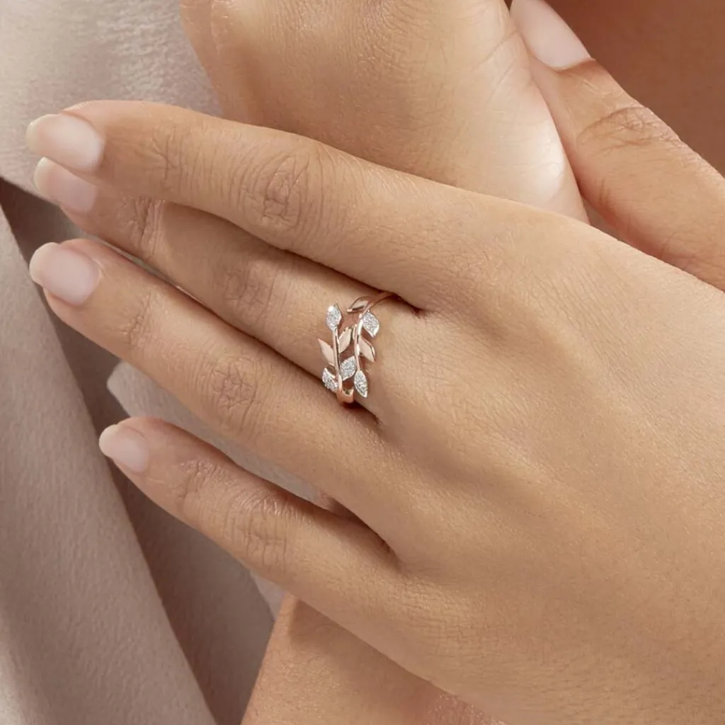 Histoire d'Or Bague Emelyne or rose diamant Online