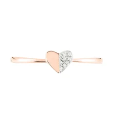 Histoire d'Or Bague Emilia Or Rose Diamant Discount