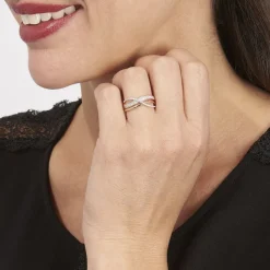 Histoire d'Or Bague Emilie or rose diamant