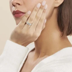 Histoire d'Or Bague Eugenie or blanc diamant Outlet