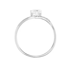 Histoire d'Or Bague Eva De Zirconium or blanc oxyde