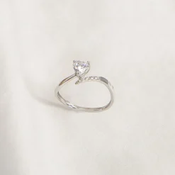 Histoire d'Or Bague Eva De Zirconium or blanc oxyde