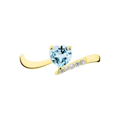 Histoire d'Or Bague Eva Or Jaune Topaze Et Diamant