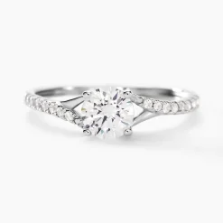 Histoire d'Or Bague Evita Or Blanc Oxyde De Zirconium Sale