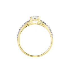 Histoire d'Or Bague Evita Or Jaune Oxyde De Zirconium Sale