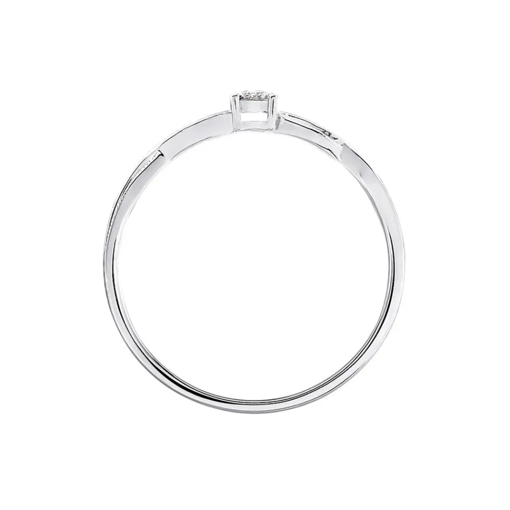 Histoire d'Or Bague Farila or blanc diamant Clearance