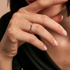 Histoire d'Or Bague Farila or blanc diamant Clearance