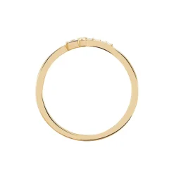 Histoire d'Or Bague Fatos Plaqué Or Jaune Oxyde De Zirconium Hot