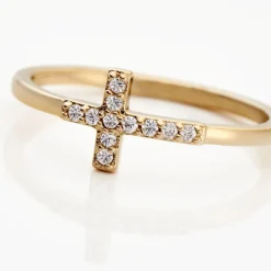 Histoire d'Or Bague Fatos Plaqué Or Jaune Oxyde De Zirconium Hot