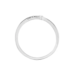 Histoire d'Or Bague Feath Argent Blanc Oxyde De Zirconium Hot