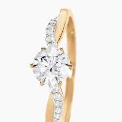 Histoire d'Or Bague Filipa Or Bicolore Oxyde De Zirconium Sale