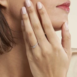 Histoire d'Or Bague Finella Platine Blanc Diamant Best