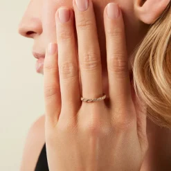 Histoire d'Or Bague Firmamenti Or Jaune Diamant New