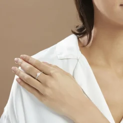 Histoire d'Or Bague Florenty Argent Blanc Perle De Culture Et Oxyde De Zirconium Best