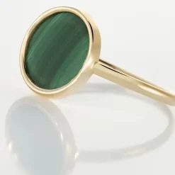 Histoire d'Or Bague Florica Or Jaune Malachite Best
