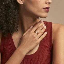 Histoire d'Or Bague Folia Plaqué Or Jaune Outlet