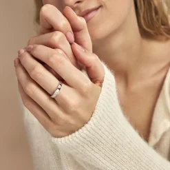 Histoire d'Or Bague Frey Argent Blanc Oxyde De Zirconium Discount