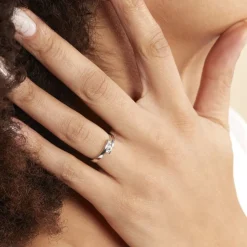 Histoire d'Or Bague Galya Or Blanc Diamant