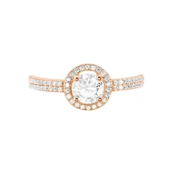 Histoire d'Or Bague Garine Or Rose Oxyde De Zirconium Hot