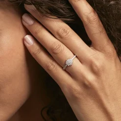 Histoire d'Or Bague Garoune Argent Blanc Oxyde De Zirconium Discount