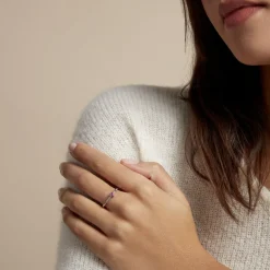 Histoire d'Or Bague Gemmie Argent Blanc Oxyde De Zirconium argent blanc oxyde rose New