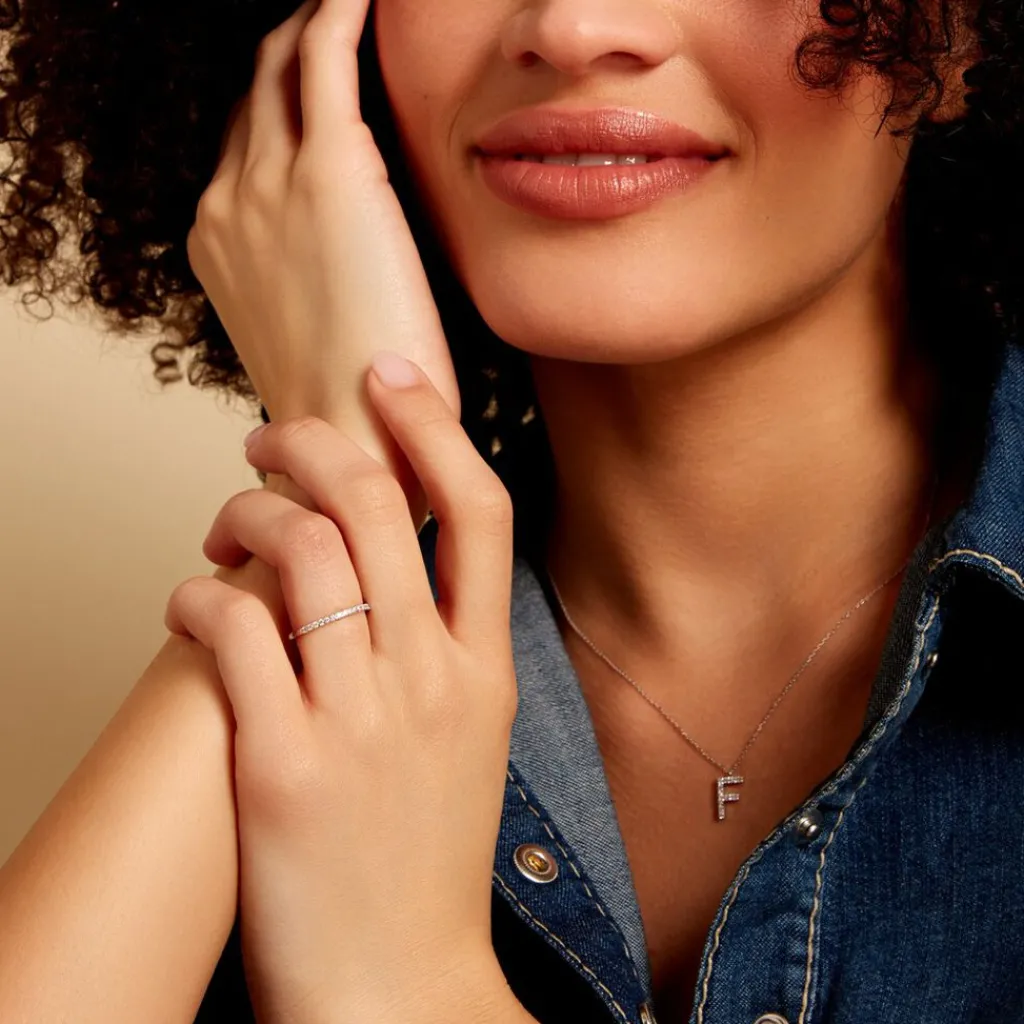 Histoire d'Or Bague Gizella or blanc diamant Clearance