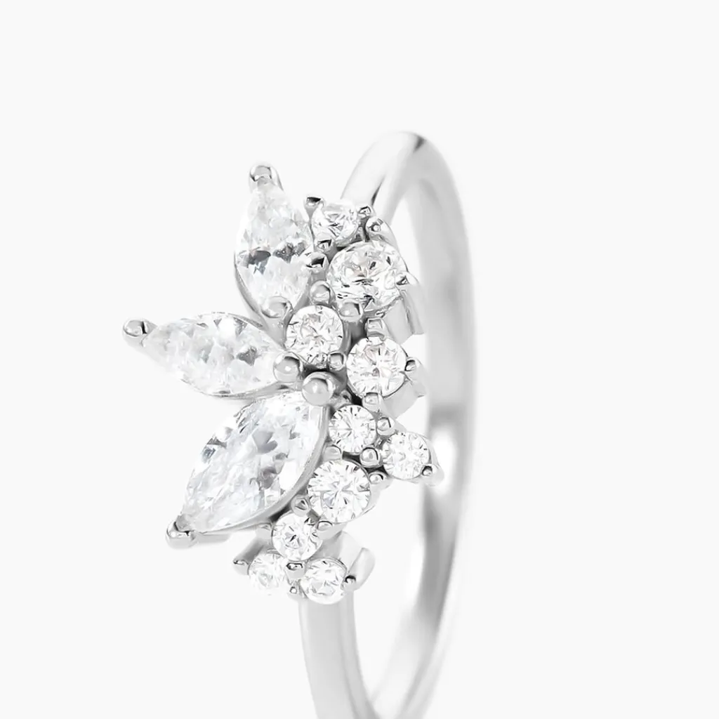 Histoire d'Or Bague Glow Up Argent Blanc Oxyde De Zirconium