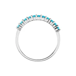 Histoire d'Or Bague Goddess Argent Blanc Turquoise Hot