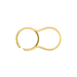 Histoire d'Or Bague Gold Aura Acier Jaune