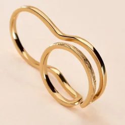 Histoire d'Or Bague Gold Aura Acier Jaune