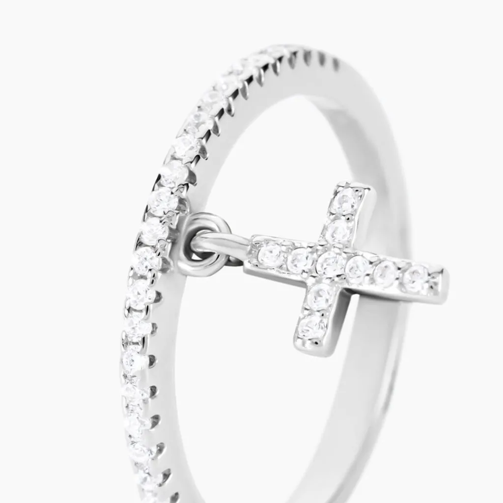 Histoire d'Or Bague Gorane Argent Blanc Oxyde De Zirconium Online