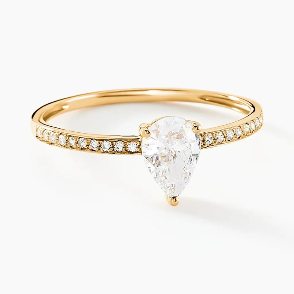 Histoire d'Or Bague Gotam Or Jaune Oxyde De Zirconium Clearance