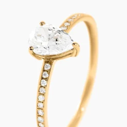 Histoire d'Or Bague Gotam Or Jaune Oxyde De Zirconium Clearance