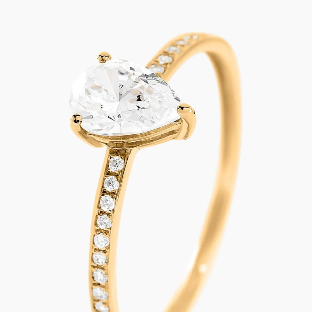 Histoire d'Or Bague Gotam Or Jaune Oxyde De Zirconium Clearance