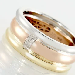 Histoire d'Or Bague Hajila Or Tricolore Diamant Online