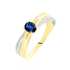 Histoire d'Or Bague Hannah Or Bicolore Saphir Clearance