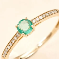 Histoire d'Or Bague Hardy Or Jaune Emeraude Diamant or jaune émeraude Best