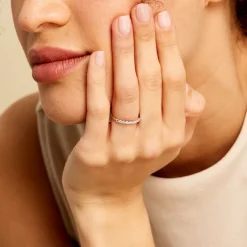 Histoire d'Or Bague Hera or blanc diamant Outlet