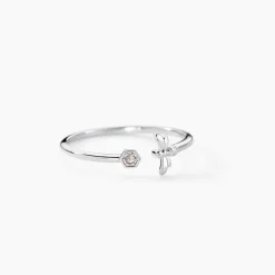 Histoire d'Or Bague Honey Argent Blanc Oxyde De Zirconium Discount