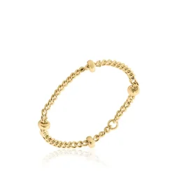 Histoire d'Or Bague Huline Plaqué Or Jaune New