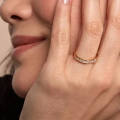 Histoire d'Or Bague Hyacintha Or Jaune Oxyde De Zirconium