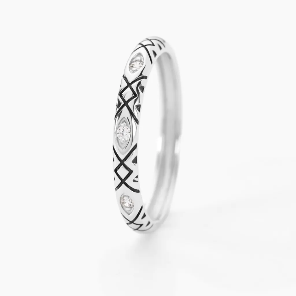 Histoire d'Or Bague Imogen Argent Blanc Oxyde De Zirconium Best