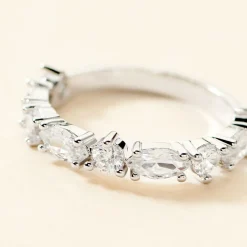 Histoire d'Or Bague Indira Argent Blanc Oxyde De Zirconium