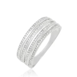 Histoire d'Or Bague Ines Or Blanc Diamant Outlet