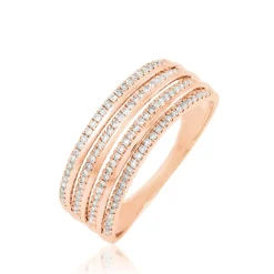 Histoire d'Or Bague Ines Or Rose Diamant Best