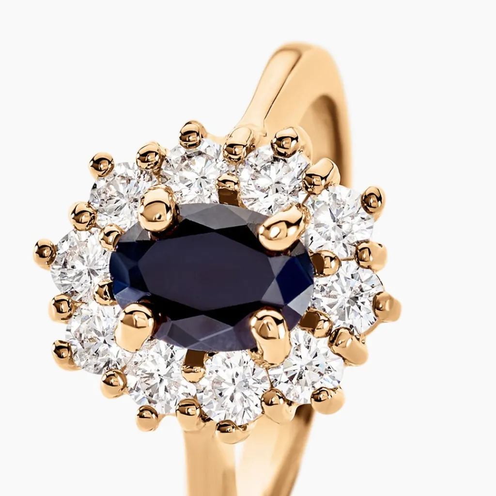 Histoire d'Or Bague Insaf Plaqué Or Jaune Oxyde De Zirconium Best