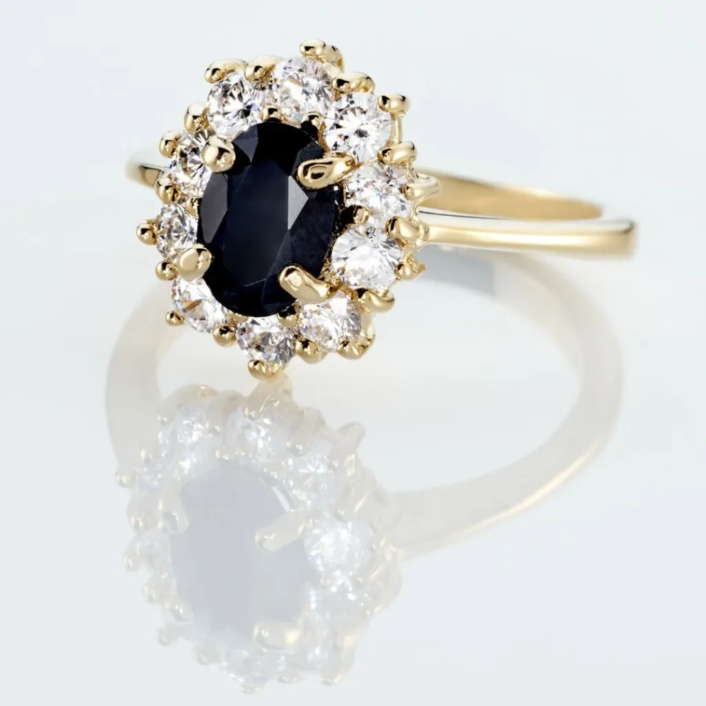 Histoire d'Or Bague Insaf Plaqué Or Jaune Oxyde De Zirconium Best