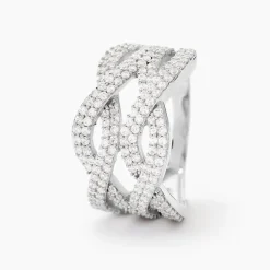 Histoire d'Or Bague Ireneo Argent Blanc Oxyde De Zirconium Clearance