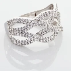 Histoire d'Or Bague Ireneo Argent Blanc Oxyde De Zirconium Clearance